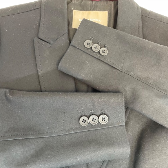 Banana Republic Blazer Black Women’s Size 4 Petite - Picture 7 of 15